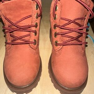 Timberland Kids Lace-Up Boots - Tan